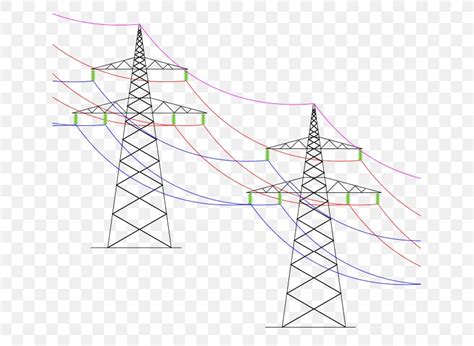 Transmission Tower Overhead Power Line Electricity Electrical Grid, PNG ...