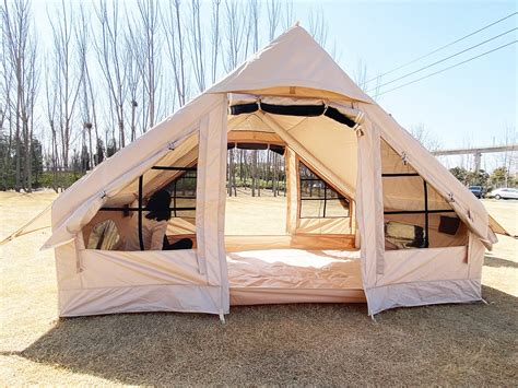 Buy Baralir Inflatable Glamping Tent with Pump, 4-5 Person Inflatable ...