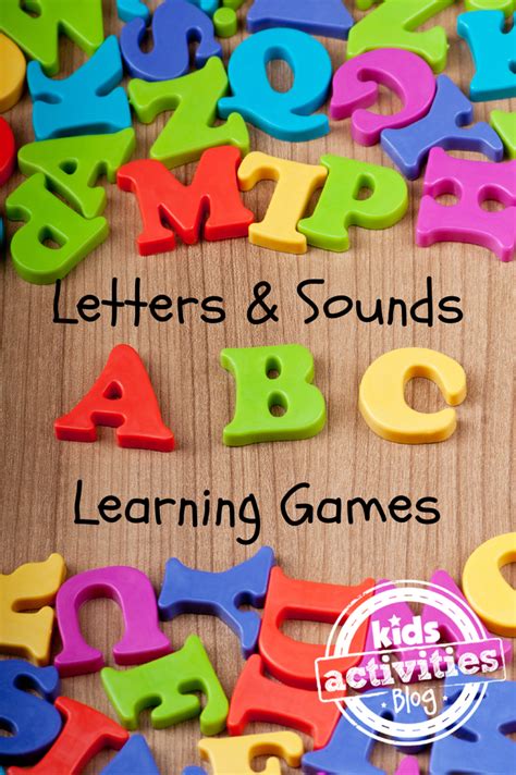 50 Fun Alphabet Sounds and ABC Letter Games • Kids Activities Blog