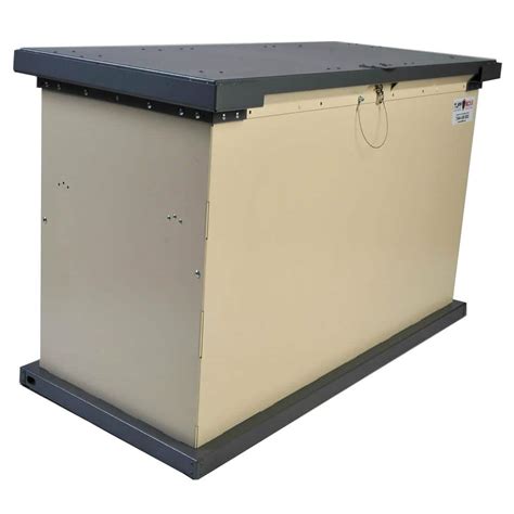 TuffBoxx GRIZZLY Series 149 Gal. Beige Galvanized Metal Bear-Proof ...