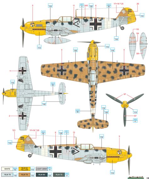 Here is the Messerschmitt Bf 109E-7/Trop JG 27 North Africa Camouflage ...