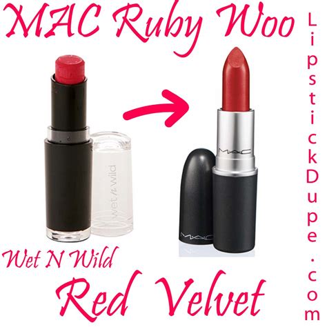 BENİM DÜNYAM: WETNWILD RED VELVET = MAC RUBY WOO