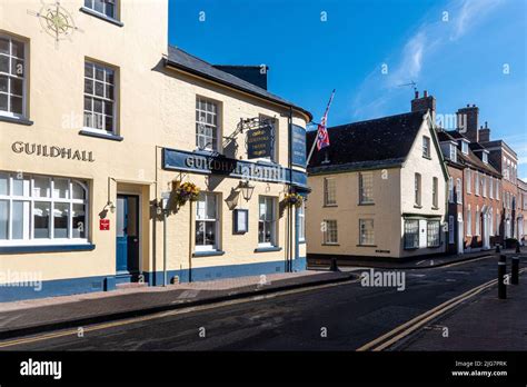 Poole Old Town, Guildhall Tavern on Market Street, Dorset, England, UK ...