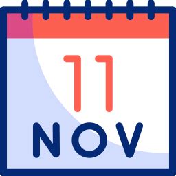 November Animated Icon | Free time and date Animated Icon