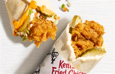 KFC Introduces Two New Mouthwatering Chicken Wraps - Parade