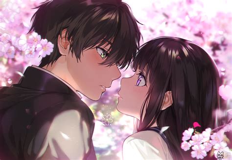 Hyouka Romance: Eru Chitanda & Hōtarō Oreki HD Wallpaper by mery