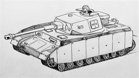 I made Panzer IV drawings : r/GIRLSundPANZER