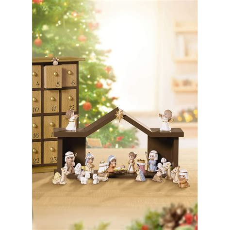 Precious Moments Nativity Figurines Advent Calendar 26-piece Set ...