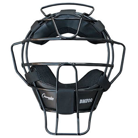 Lightweight Baseball Umpire Face Mask (Black)