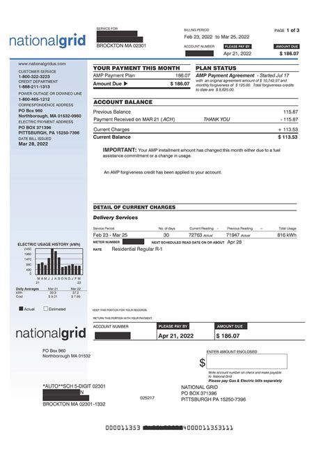 Understanding Our Bills and Charges | National Grid