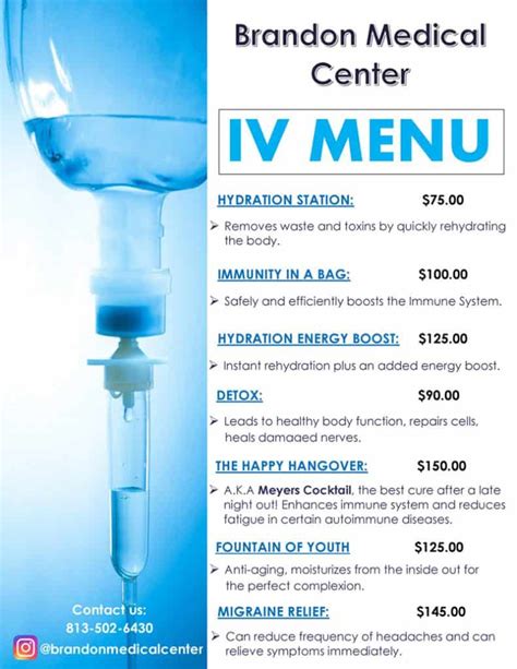 IV Vitamin Nutritional Hydration Therapy - Brandon Medical Center