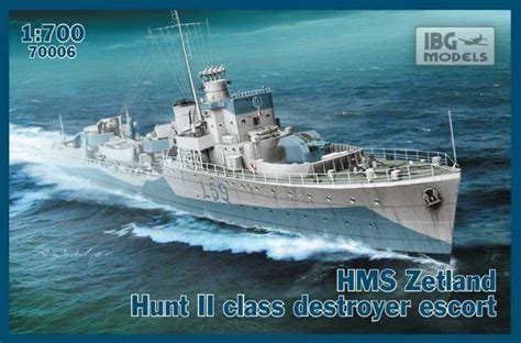 IBG 70001 1:700 ORP SLAZAK 1943 Hunt II Class Destroyer Escort