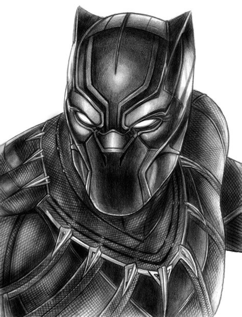 Black Panther | Black panther drawing, Black panther art, Avengers drawings