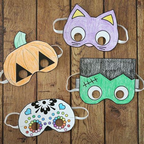 Cách làm mặt nạ bằng giấy cho ngày hội hóa trang Halloween - Kiến Thức ...