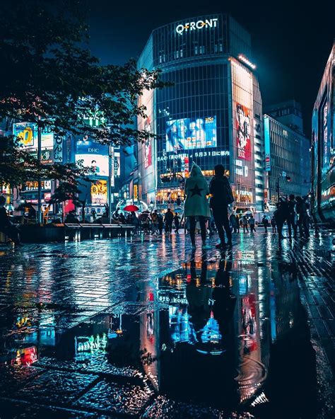 Tokyo street rainy color☔️ . . . . . . . . . . #way2ill # ...