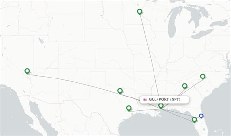 Direct (non-stop) flights from Gulfport-Biloxi (GPT) - FlightsFrom.com