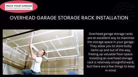 PPT - Ways to install overhead garage storage racks PowerPoint ...