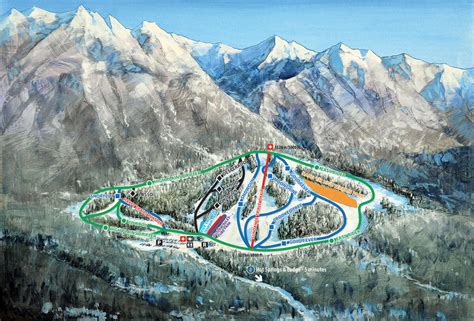 Fairmont Hot Springs Resort Trail Map | SkiCentral.com