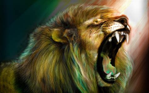 Lion Roaring Wallpapers - Top Free Lion Roaring Backgrounds ...