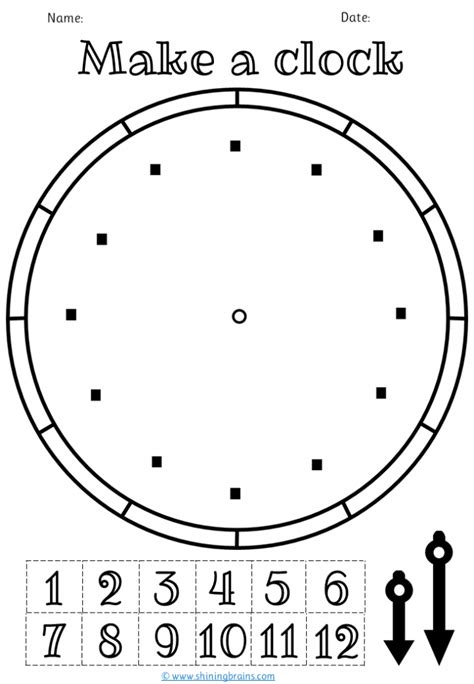 How To Make A Clock Face In Word - Design Talk