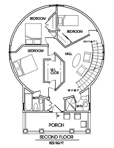 Two story round house plans – Artofit