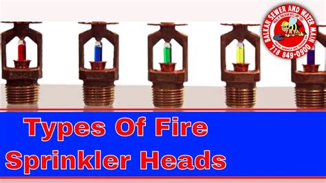 Types of Fire Sprinkler Heads Explained: Courtesy of Team Balkan - YouTube