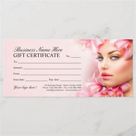 Spa Certificate Template