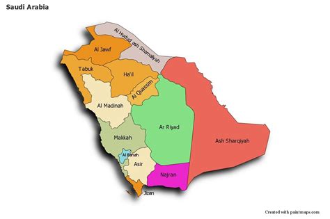 Sample Maps for Saudi Arabia (colored,shadowy) | Cute doodles, Map ...