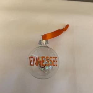 Tennessee Inspired Ornaments Set of 6 - Etsy