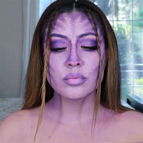 Avatar Inspired Makeup [Video] | Avatar makeup, Character makeup ...