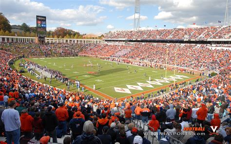 UVA Football Games at Scott Stadium Baseball Field, Soccer Field ...