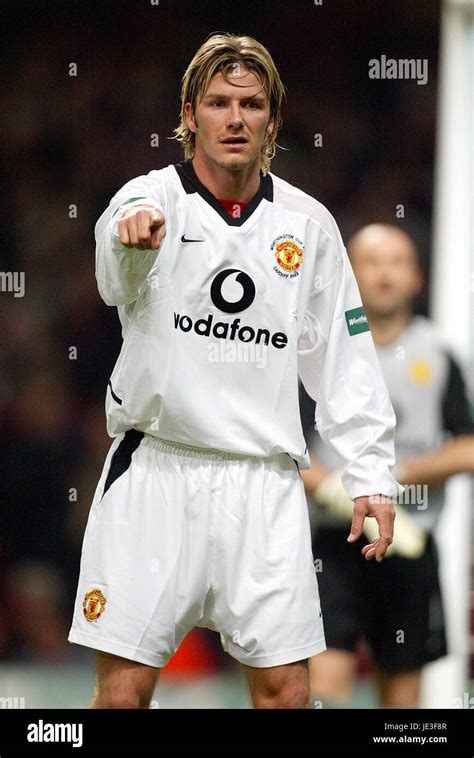 DAVID BECKHAM MANCHESTER UNITED FC MILLENNIUM STADIUM CARDIFF WALES 02 ...