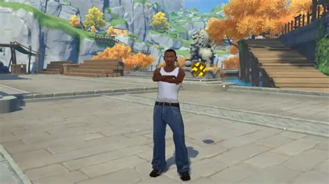 Genshin Impact mod brings CJ from GTA San Andreas as playable character