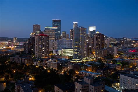 Minneapolis Skyline at night