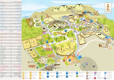 al ain zoo map | Uae | Pinterest | Zoos