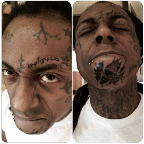 Lil Wayne’s New Face Tattoo Doesn’t Mean What He Thinks It Means ...