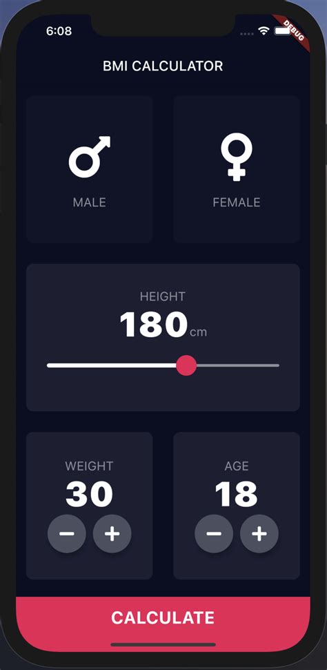 Let's Build a BMI Calculator App with Flutter Part - 1