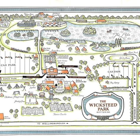 Map of Wicksteed Park - Wicksteed Park Archives