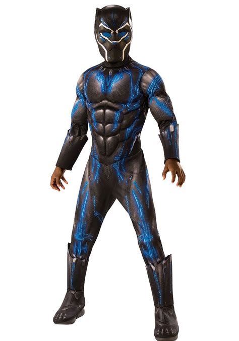 Marvel Black Panther Deluxe Battle Child Halloween Suit Costume