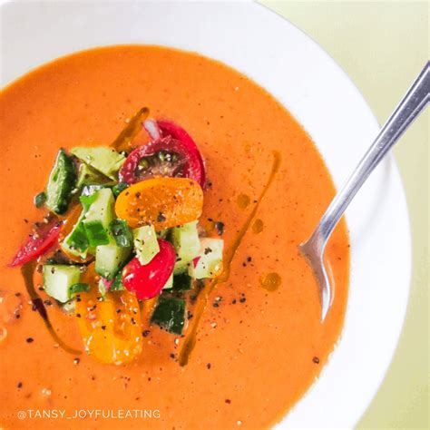 Easy Gazpacho Soup - Joyful Eating Nutrition