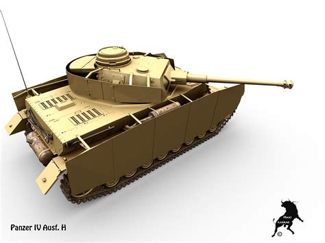 3d Model Panzer Iv Ausf H