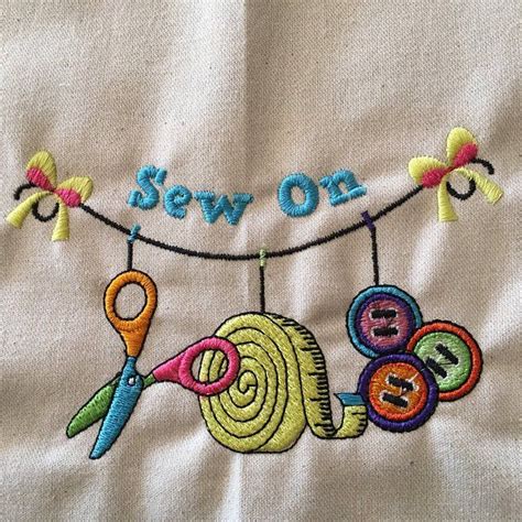 Sew On Embroidery Design | AnnTheGran.com | Machine embroidery quilts ...