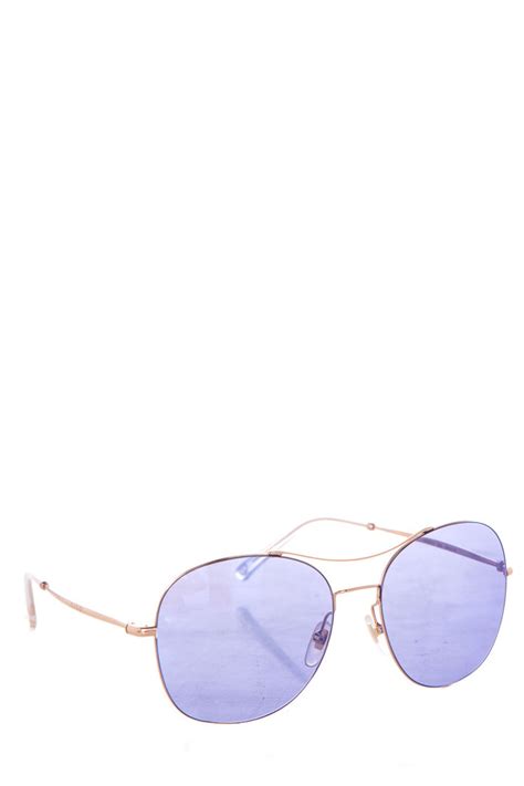 Gucci Gold Aviator Sunglasses - ShopperBoard