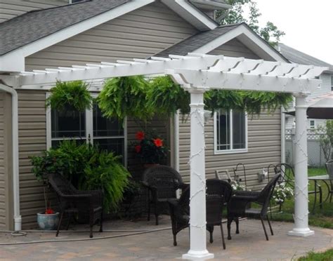 Attached Vinyl Pergola Kits - Pergola Gazebo Ideas