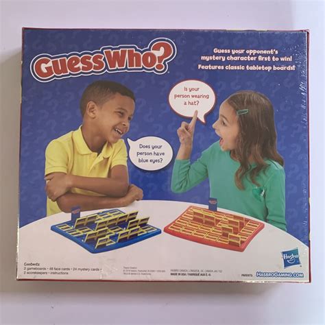 Hasbro Guess Who Game Board - The Original Guessing Game *New Sealed ...