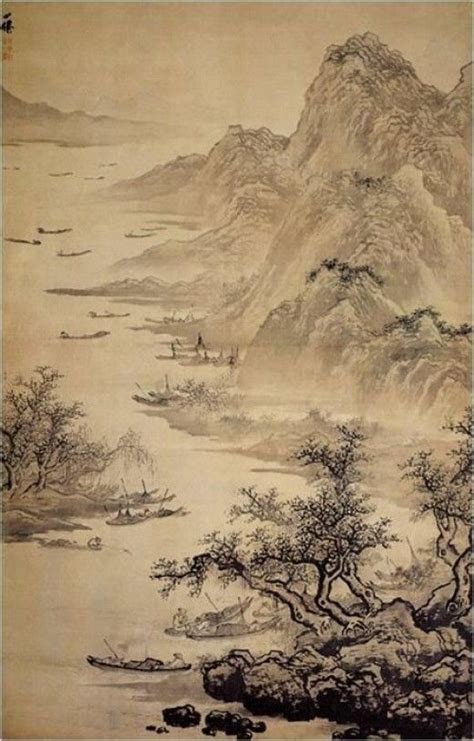 The Artist Wu Wei. 1459-1508 | Chinese landscape painting, Japan ...