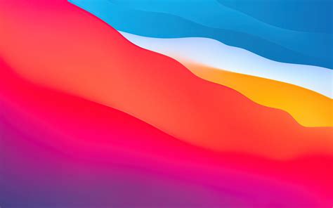 macOS Big Sur Wallpaper 4K, Gradient background, Apple