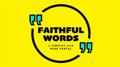 Faithful Words – Westside Church of Christ