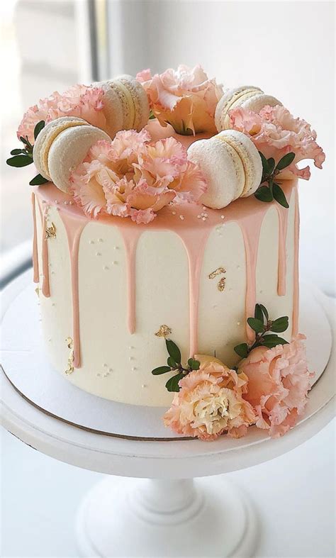 49 Cute Cake Ideas For Your Next Celebration : The pretty peach cake ...