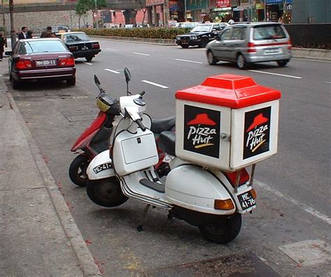 Domino's = bike. pizza hut = scooter. rt @briansozzi: best pizza ...